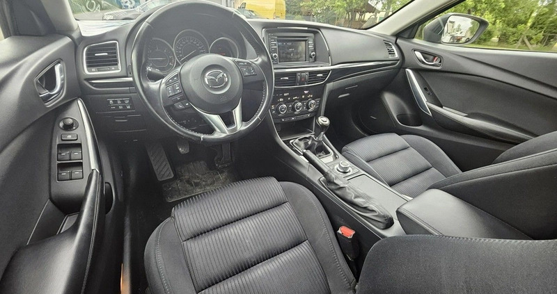 Mazda 6 cena 46200 przebieg: 173000, rok produkcji 2014 z Imielin małe 781
